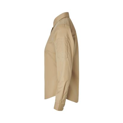 Seven Seas S67 Poplin skjorte med stretch, dame, sand
