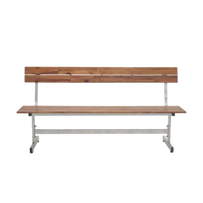 Venture Design Lie bænk, natur/sølv, 90 x 180 x 57 cm