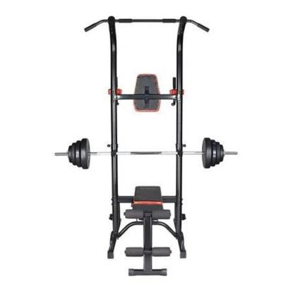 Viking Sports fitnessbænk med pull up bar, multifunktionel, justerbar