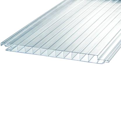 RIAS 2-lags Click-Step termoplade, klar, 16 x 221 - pakke med 5 stk.