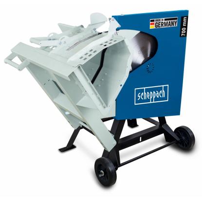Scheppach HS720 brænde-vippesav med beskyttelse