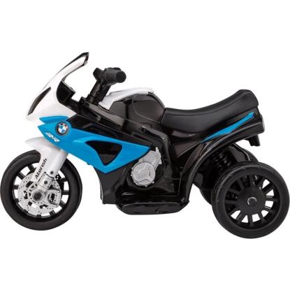 BMW S1000 motorcykel med 3 hjul, 6V, blå