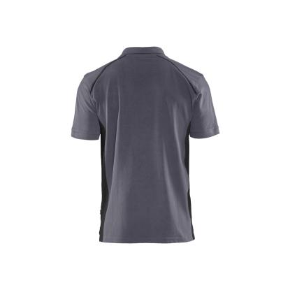 Blåkläder 3324 poloshirt, mellemgrå/sort