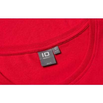 ID 0595 Stretch T-shirt, komfort, dame, rød