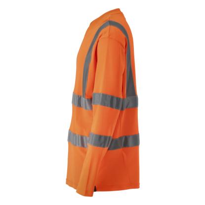 MASCOT SAFE CLASSIC T-shirt, langærmet, hi-vis orange