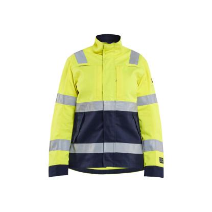 Blåkläder 4091 dame multinorm arbejdsjakke, hi-vis gul/marineblå