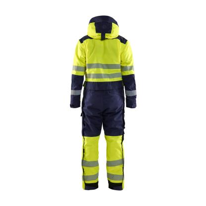 Blåkläder 6725 high vis vinter kedeldragt, hi-vis gul/marineblå