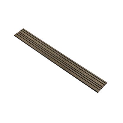 I-Wood Medio+ Mixed akustikpanel, sort olieret, sort filt og sort kerne, egefiner, 17 x 300 mm
