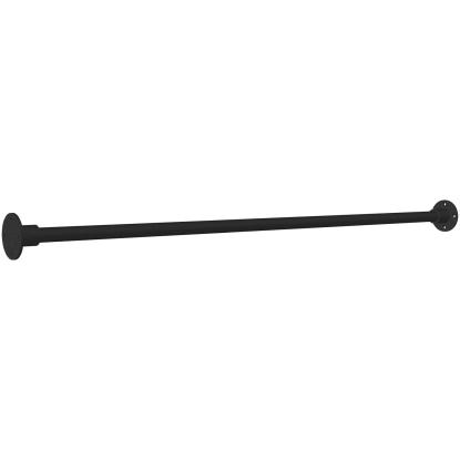 PLUS Outdoor fitness model 2 med sorte beslag, sort/fyr, 138 x 210 x 220 cm
