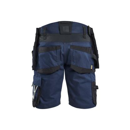 Blåkläder 1972 striker håndværkershorts med stretch, mørk marineblå/sort