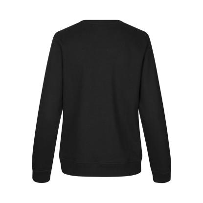 ID PRO Wear CARE 0381 sweatshirt, ubørstet, dame, sort