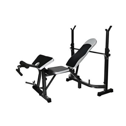 Viking Sports fitnessbænk, justerbar, sort/grå