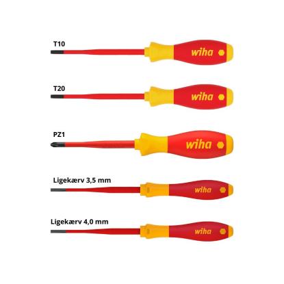 Wiha SlimFix electric skruetrækkersæt, TX/LK/PZ - 5 dele