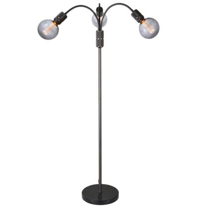 Halo Design Halo gulvlampe, 140 cm, Ø5 cm, 3 x E27, sort