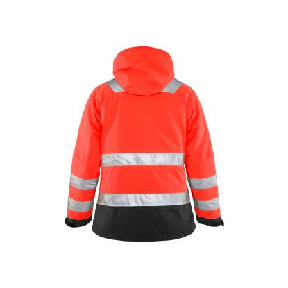 Blåkläder 4872 dame high vis vinterjakke, hi-vis rød/sort