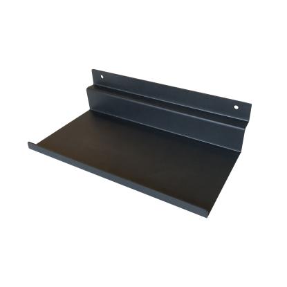 Millex hylde til akustikpanel, 4 knager, 21,5 cm, sort