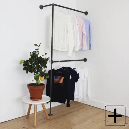 Simple Racks Soho tøjsystem, 210 cm højt