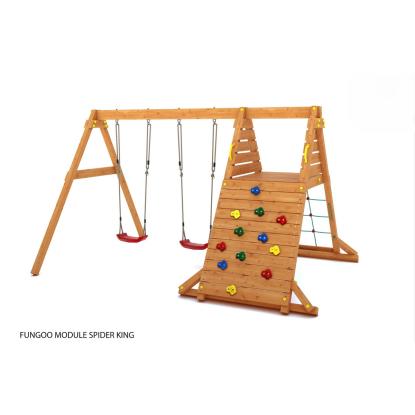 Fungoo Spider Red King gynge/klatrestativ, 364 x 252 x 210 cm