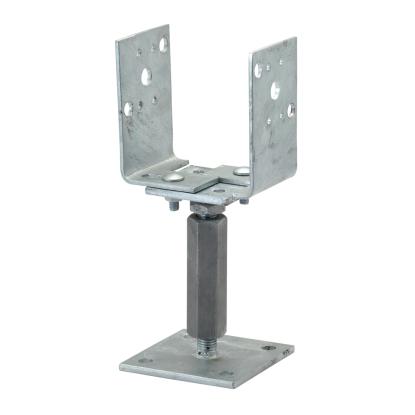 SIMA stolpebærer type VHB2, varmforzinket, 75-115 x 70 x 115 + 115-165 mm