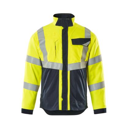 MASCOT MULTISAFE Biel arbejdsjakke, hi-vis gul/mørk marine