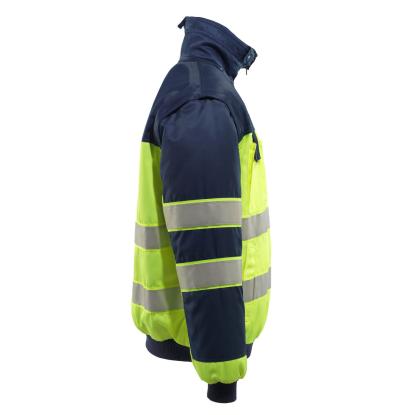 MASCOT SAFE IMAGE Livigno pilotjakke, hi-vis gul/marine