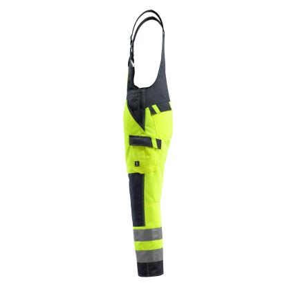 MASCOT SAFE LIGHT Gosford overall med knælommer, hi-vis gul/mørk marine