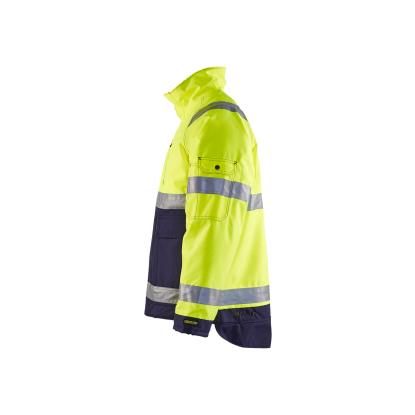 Blåkläder 4827 high vis vinterjakke, hi-vis gul/marineblå