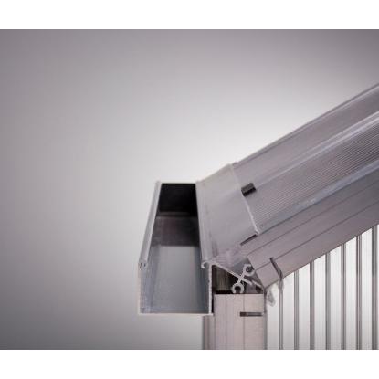 KGT Linea II drivhus, aluminium, 6,06 m²