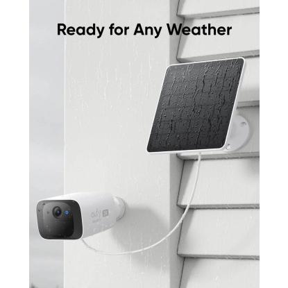 eufy solpanel til udendørs sikkerhedskamera, 3W, IP65