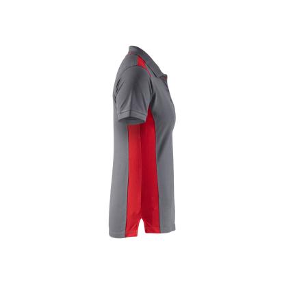 Blåkläder 3390 dame poloshirt, grå/rød