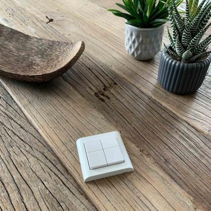 Jumitech trådløs lysdæmper uden batteri til Philips Hue, 1 modul, hvid