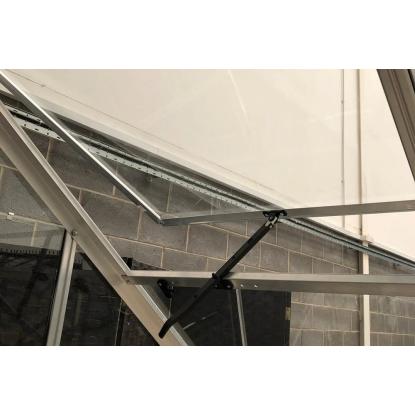 Halls Popular drivhus 6,2 m², alu, 3 mm glas