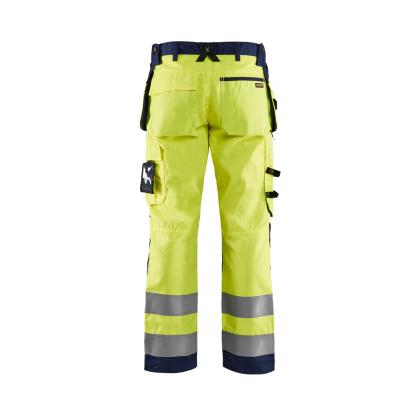 Blåkläder 1568 high vis buks, hi-vis gul/marineblå