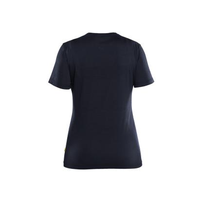 Blåkläder 3537 dame t-shirt merinould, mørk marineblå