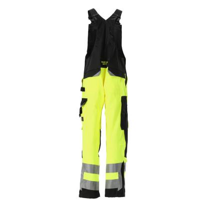 MASCOT SAFE SUPREME Newcastle overall med knælommer, hi-vis gul/sort