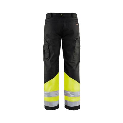 Blåkläder 1564 high vis buks, sort/hi-vis gul