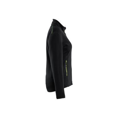 Blåkläder 4766 dame microfleece jakke, sort/hi-vis gul