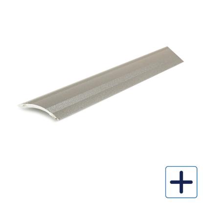 Habo SA48 selvklæbende niveauliste, 41 x 6,2 mm, grafitgrå