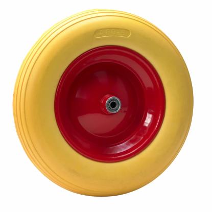 Ravendo Danbøren PUR hjul, 4,00 x 8, gul - 16''