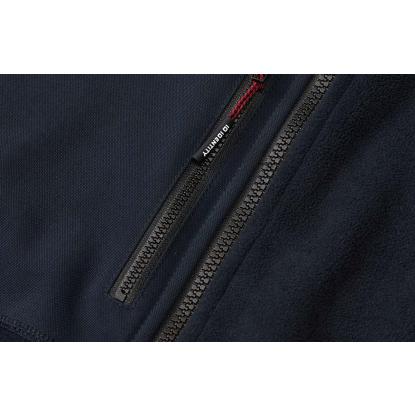 ID 0744 Bonded fleecejakke, navy