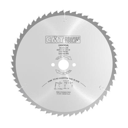 CMT rundsavsklinge til træ, Z54 W Neg, Ø305 x 2,8 x 30 mm