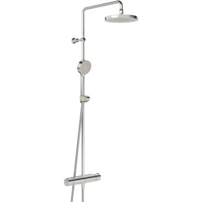 Oras Nova Rainshower brusesystem med termostat, håndbruser og  200 mm hovedbruser, krom