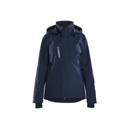 Blåkläder 4403 dame skaljakke 4-vejs stretch, mørk marineblå/sort