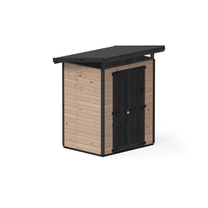 Upyard Strongbox redskabsrum M, lysbrun/sort - 1,76 m²