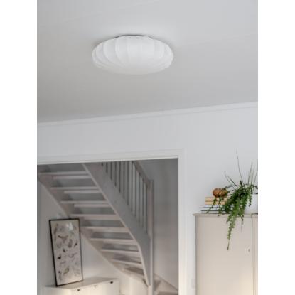PR Home Franza plafond, E27, Ø42 cm, hvid