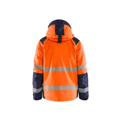 Blåkläder 4455 high vis vinterjakke, hi-vis orange/marineblå