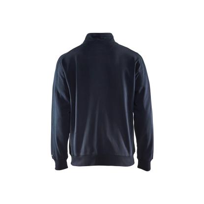 Blåkläder 3349 sweatshirt full zip, mørk marineblå