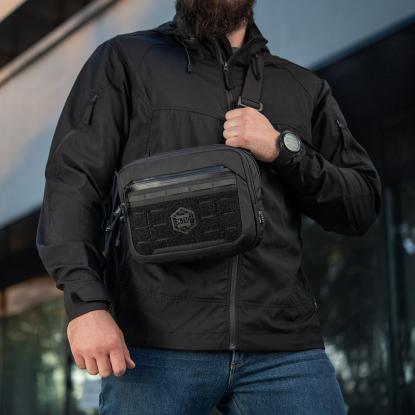 M-TAC Elite EDC skuldertaske, sort