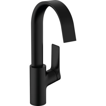 hansgrohe Vivenis 210 håndvaskarmatur med svingtud, uden bundventil, mat sort
