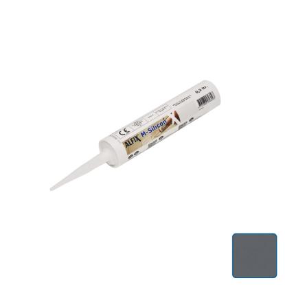Alfix M-Silicon højelastisk fugemasse antracitgrå - 300ml